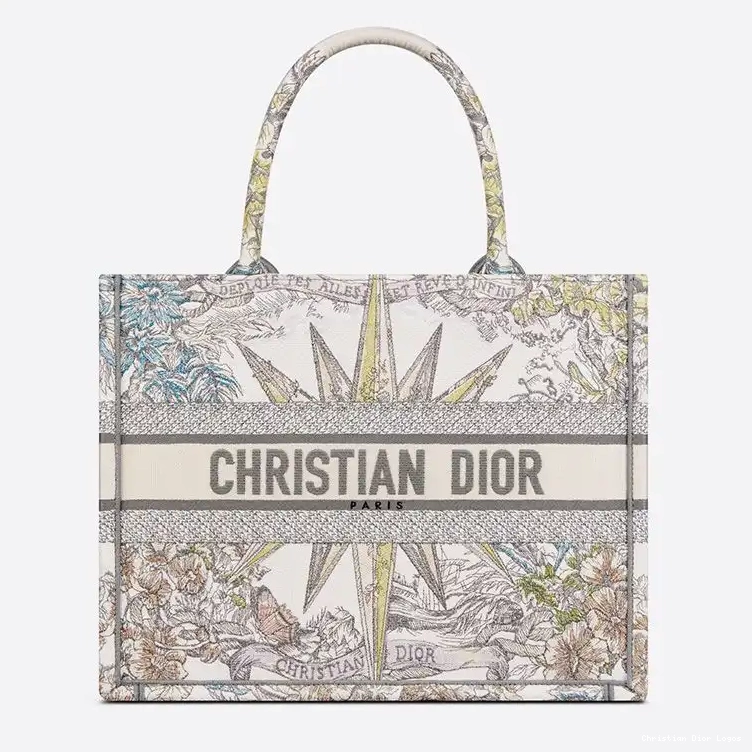 Cheap d'Infini Tote Beige Dior Reve Book Canvas Motif 0409 Luxury